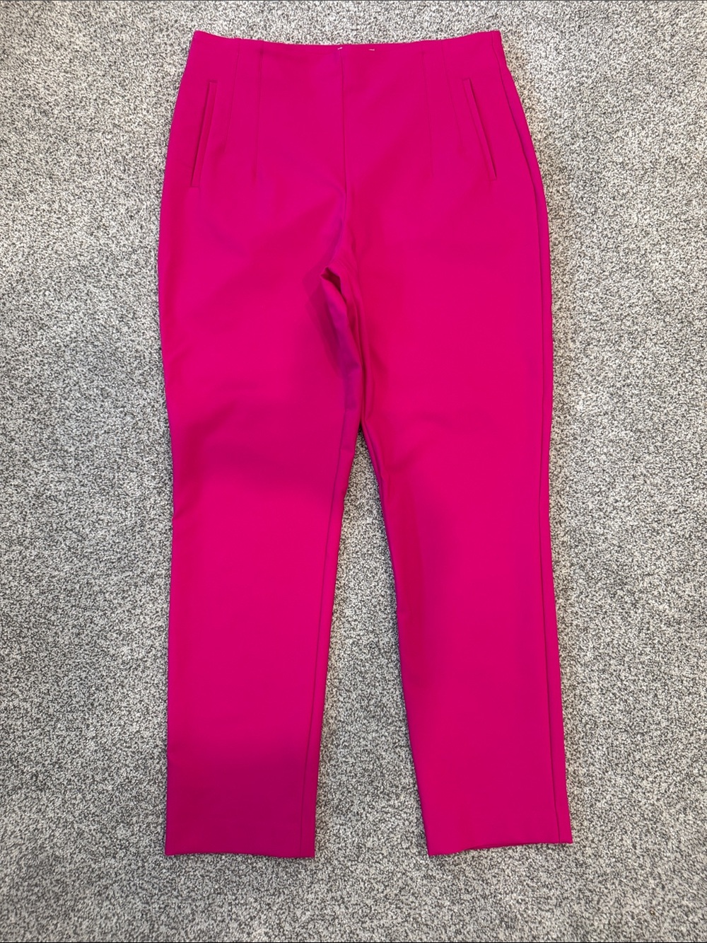 Rachel Zoe Hot Fuchsia stretch Jersey Pants - slim cut